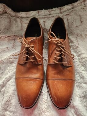Cole Haan Men's Brown Leather Cap-Toe Oxford